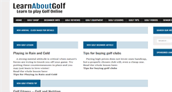 Desktop Screenshot of learnaboutgolf.com